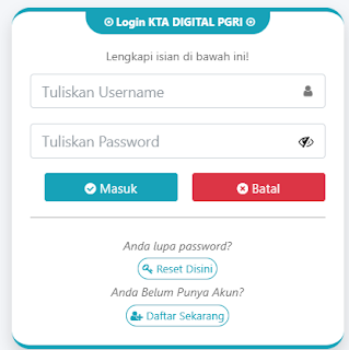 Register PGRI Muaro Jambi - Persatuan Guru Republik Indonesia Cabang Muaro Jambi
